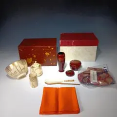 値下げ茶道具　茶箱一式のサムネイル