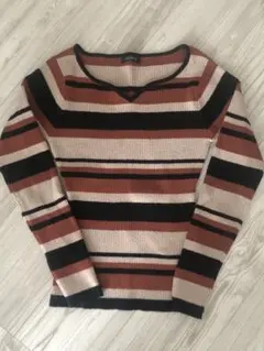 ニット セーター ボーダー Ｍサイズ