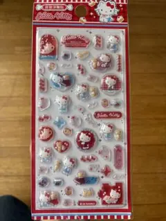 く*ま様 キティちゃん　3Dシール　立体シール　サンリオ　海外限定　正規品