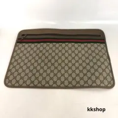 GUCCI グッチ ビンテージ クラッチバッグ GGスプリーム シェリーライン