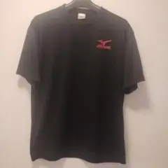 Mizuno メッシュ 　Tシャツ 黒 ピンクロゴ レディスLのサムネイル