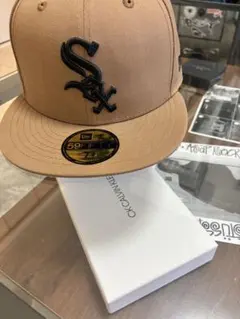 New Era 59FIFTY ベージュキャップ 7 3/8