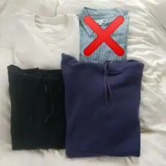 UNIQLO2点 おまけGU1点 Lサイズセット