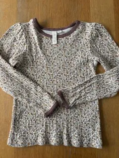 Little Cotton Clothes 花柄 長袖カットソー 7-8y