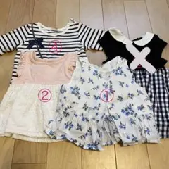プティマイン90 女の子 トップス　ばら売り
