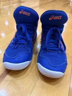 ASICS バスケットボールシューズ 青 バッシュ 19センチ - メルカリ