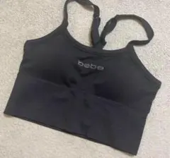 Bebe sport ラインストーン　ロゴ　ブラトップ