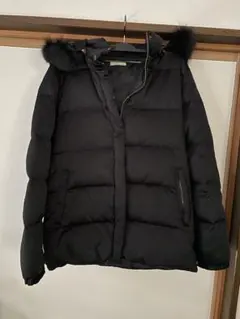 シェルレイ　ブルーフォックスファー　ダウンジャケット　ブラック　フリー
