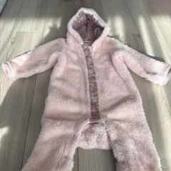 ピンク ロンパース