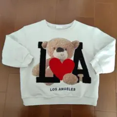 ZARA LA テディベアトレーナー 110cm 男の子　女の子