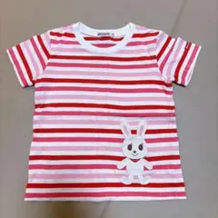 MIKI HOUSE ミキハウス ウサギTシャツ 日本製110