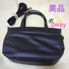 ヤマト屋raviravi✦2way小さ目ショルダー兼トートバッグ✦美品のサムネイル