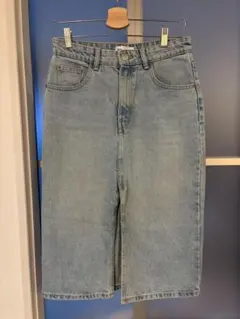 ZARA デニムタイトスカート ライトブルー サイズ28