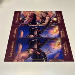 ま*︎様 ツイステ　箔押しビッグクリアカード　カリム　ジャミル