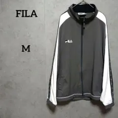 FILA　フルジップ　ジャケット　グレージュ　白　Mのサムネイル