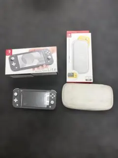 Nintendo Switch Lite グレー ケース付き