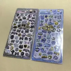 ジュエルプチドロップ あおいろ くろいろドロップ ボンボンドロップシール①