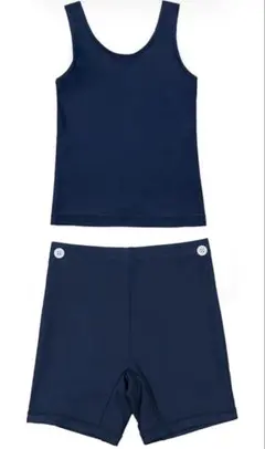 【新品】Acticis 女の子用 スクール水着 160 ネイビー