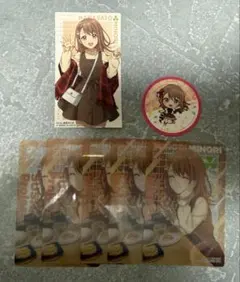 プロセカ　スシローコラボ　ピック　ステッカー　カード　みのり