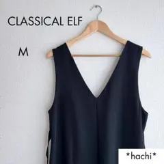 クラシカルエルフ M サロペット オールインワン 黒 美品のサムネイル