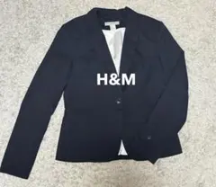H&M テーラードジャケット ネイビー EUR38のサムネイル