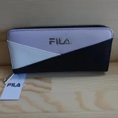 ＦＩＬＡ　長財布　ブラック/パープルのサムネイル