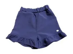 プティマイン　フリル付きネイビーショートパンツ 80サイズ