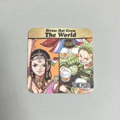 ONE PIECE JF アート コースター ロビン ゾロ