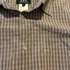 A.P.C. チェック柄 半袖シャツ Sサイズのサムネイル