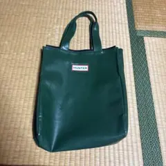 HUNTER グリーン トートバッグのサムネイル