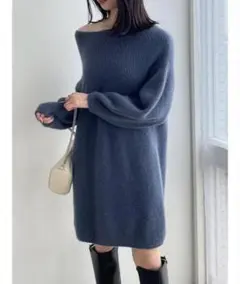 ラクーンミニニットワンピース snidel