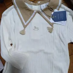 バースデイ　cottoli　アイボリー　カットソー 95サイズ　新品　タグ付き