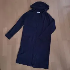 レディース フード付ロングカーディガン Mサイズ