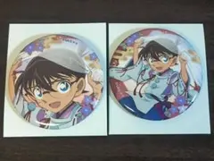 名探偵コナン 江戸川コナン 秋の華和装 缶バッジ2個　セット