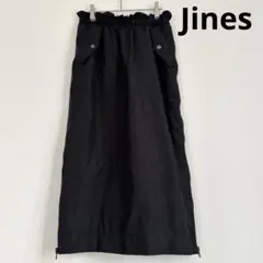 美品 Jines サイドファスナープリーツスカート ブラックのサムネイル