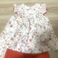 リバティー 柄　チュニック　セットアップ