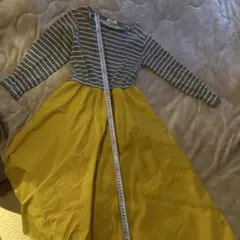 natural couture ストライプ ロングワンピース