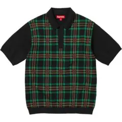 SUPREME ニットポロシャツ Supreme(シュプリーム) Dashes Zip Up Knit Poloニット