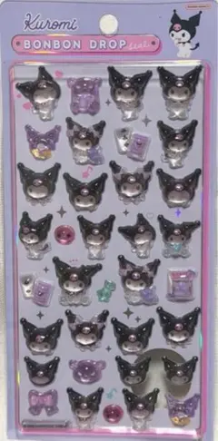 【正規品】ボンボンドロップシール クロミ　サンリオ 第一弾