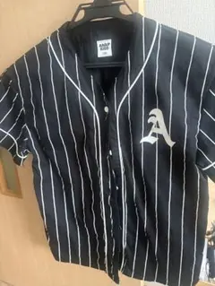 ANAP KIDS ストライプ ベースボールシャツ 130