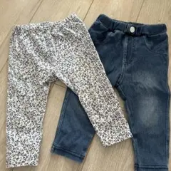 80~85サイズ  スキニー  デニム  セット  UNIQLO  保育園着