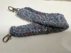 かぎ針編み　スマホストラップ