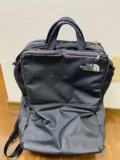 THE NORTH FACE ブラックリュック ダメージリュック　ジャンク品