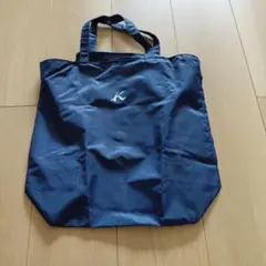 Kitamura トートバッグ ネイビー ロゴ刺繍のサムネイル