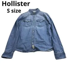 美品　Hollister デニムシャツ 長袖 Sサイズ y2k 春夏コーデのサムネイル