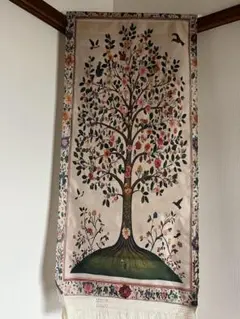 花と鳥のデザインタペストリー