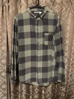 Quiksilver チェック柄ネルシャツ Mサイズ