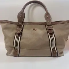 Burberry Blue Label トートバッグ クリーム色 - メルカリ