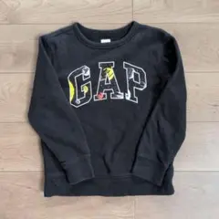 GAP KIDS 惑星プリント トレーナー ブラック