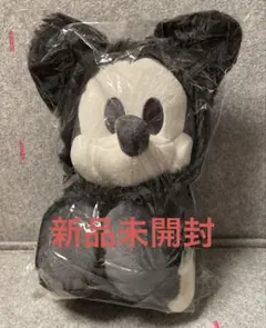 デココレ ブラック＆ホワイトフードBIGぬいぐるみ ミッキーマウス